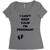 I Can't Keep Calm I'm Pregnant Women's Triblend Scoop T-shirt