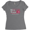 nye tyson '16 science rules Women's Triblend Scoop T-shirt