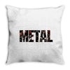 IM METAL Throw Pillow