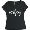 Wifey Women's Triblend Scoop T-shirt