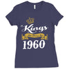 kings are born in 1960 Ladies Fitted T-Shirt