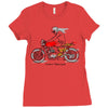 custom motorcycle Ladies Fitted T-Shirt