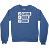 v6 swim bike run Crewneck Sweatshirt
