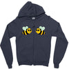 boo bees Zipper Hoodie