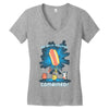 by your powers combined! Women's V-Neck T-Shirt