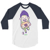 drugs free 3/4 Sleeve Shirt