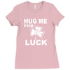 hug me for luck Ladies Fitted T-Shirt