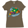 pizza time! Ladies Fitted T-Shirt