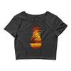 pineapple and beach Crop Top