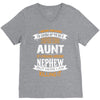 Super Cool Aunt Of A Freaking Awesome Nephew V-Neck Tee