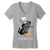 all you knead is love Women's V-Neck T-Shirt