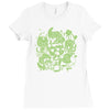 meet the neighbors Ladies Fitted T-Shirt