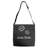 lucky fuers dice Adjustable Strap Totes
