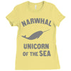 narwhals Ladies Fitted T-Shirt