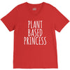 plant based princess V-Neck Tee