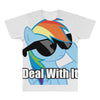 deal with it All Over Men's T-shirt