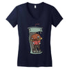delicious aqua teens Women's V-Neck T-Shirt