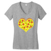 pizza lover Women's V-Neck T-Shirt