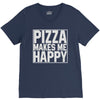 pizza makes me happy V-Neck Tee