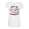 seal of approval Maternity Scoop Neck T-shirt