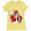 red Ladies Fitted T-Shirt