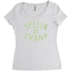spelin chanp best trending Women's Triblend Scoop T-shirt