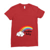 Rainbow Baby Ladies Fitted T-Shirt