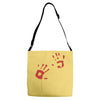 bloods hand Adjustable Strap Totes