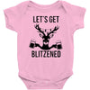 let's get blitzened Baby Bodysuit