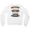 Super Cool Mother Of A Freaking Awesome Son Crewneck Sweatshirt