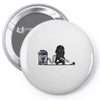 robotic hoover Pin-back button