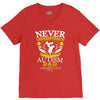 The Power Of An Autism Dad V-Neck Tee