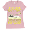 long range shooting Ladies Fitted T-Shirt