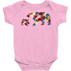 mama bear baby bear floral Baby Bodysuit