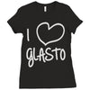 i love glasto (2) Ladies Fitted T-Shirt