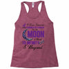 i love someone with pancreatic cancer to the moon &amp; back to infınıty Racerback Tank