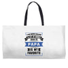 I've Been Called A Lot Of Names But Papa Is My Favorite Weekender Totes
