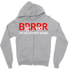 big red brrr - frost football Zipper Hoodie