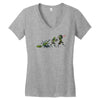pickle rick evolution Women's V-Neck T-Shirt