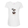 Caffein Maternity Scoop Neck T-shirt