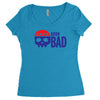 born bad Women's Triblend Scoop T-shirt