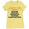 January Girl Hated By Many Ladies Fitted T-Shirt