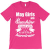 May Girls Are Sunshine Mixed With A Little Hurricane T-Shirt