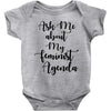 Women, love, Rights, Feminism, Feminist, Female, Funny, Woman, Girl Po Baby Bodysuit