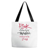 pink beautiful trauma world tour 2018 Tote Bags