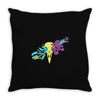 smoke and father Throw Pillow