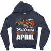 Halloween Kings Are Born In April Zipper Hoodie