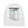 October Girl Facts Libra Baby Beanies