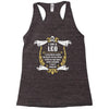 I Am A Leo Racerback Tank