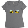 boo bees Women's Triblend Scoop T-shirt